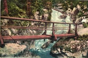 Tátra, Tatry; Tarpataki vízesés. Feitzinger Ede Ph. No. 1065.  / Kohlbach-Fall / waterfall