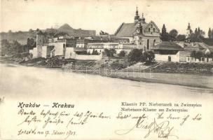 1903 Kraków, Krakau, Krakkó; Klasztór PP. Norbertanek na Zwierzyncu / Norbetaner Kloster am Zwierzyniec / church
