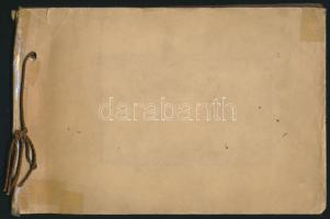 cca 1930 Lóverseny képei katonákkal, tisztekkel összesen 25 fotó albumban