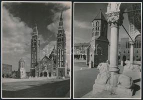 cca 1936 Czvek Gyula: Szeged 3 db pecséttel jelzett, vintage fotóművészeti alkotás, 16x24 cm