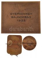 Reményi József (1887-1977) 1935. "Budapesti Budai Torna Egylet 1869 / Gyephockey Bajnokság 1935...