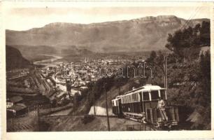 Bolzano, Bozen (Südtirol); Ferrovia del Renon / Rittnerbahn, electric light railway, train (fl)