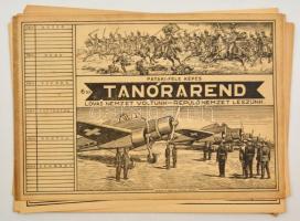 12 különféle Pataki-féle képes tanórarend, az összes változat