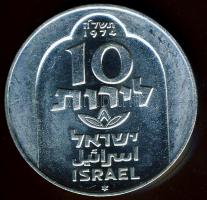 Izrael 1974. 10L Ag "Hanukkah" T:2