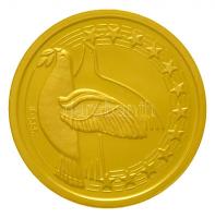 1998. "Európa - Béke" Au emlékérem (3,10g/0.585/20mm) T:PP 
1998. "Europe - Peace&qu...
