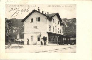 1906 Ajdovscina, Haidenschaft; Postaja / Bahnhof / railway station