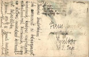 1934 Debrecen, Bocskai tér 10. Meteor Mozgó, mozi, létra, filmplakát. photo (EK)