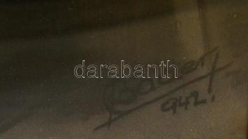 Bäder jelzéssel: Éjszakai Károly híd. Pasztell, papír, 70×50 cm