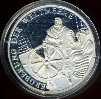 NSZK 1995. "Tengerek meghódítása-Royal William" Ag emlékérem, 20g T:PP Tanúsítvánnyal!