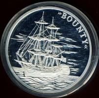 NSZK 1995. "Tengerek meghódítása-Bounty" Ag emlékérem, 20g T:PP Tanúsítvánnyal!