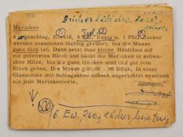 Doboznyi vegyes német nyelvű ételrecept