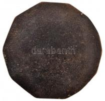 Renner Kálmán (1927-1994) 1971. "Győr 700 éves" egyoldalas Br plakett (113mm) T:2