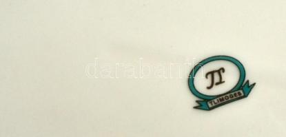 Limoges hamuzótál, matricás, jelzett, hibátlan, 18,5×15,5 cm