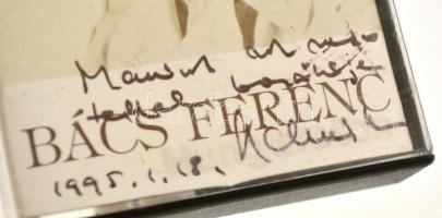 Adamis Anna mgzenésített versei Bács Ferenc előadásában, Adamis Anna dedikációjával