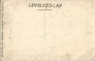 Siófok, Fürdőtelep, fürdőzők csoportképe. Ellinger Ede udv. fényképész műterméből. photo (EB)