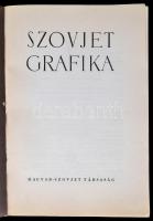 Szovjet grafika. Bp., 1950, Magyar-Szovjet Társaság. Számos illusztrációval. Kiadói papírkötésben, s...