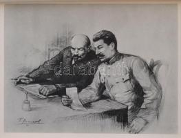 Szovjet grafika. Bp., 1950, Magyar-Szovjet Társaság. Számos illusztrációval. Kiadói papírkötésben, s...