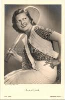 2 db régi színész motívumlap teniszütővel / 2 pre-1945 actor and actress motive cards with tennis ra...