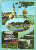 Siófok - 5 db modern városképes lap