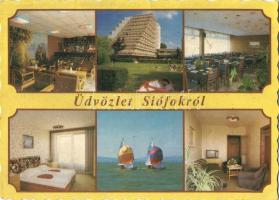 Siófok - 5 db modern városképes lap