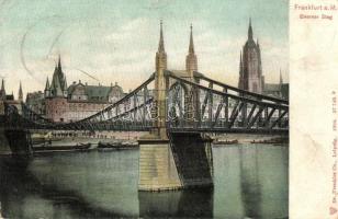 1906 Frankfurt, Eiserner Steg / bridge