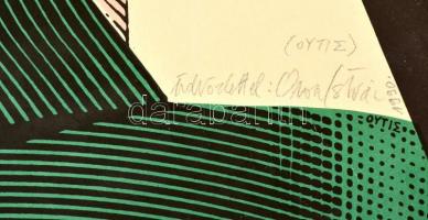 1990 Orosz István (1951- ): Tovariscsi konyec! MDF rendszerváltó plakát, Orosz István dedikációjával...