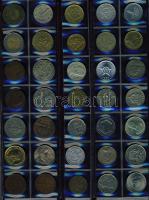 Jó világgyűjtemény, 397db , régi és új, szinte csak tengerentúl, vadonatúj berakólapokon!