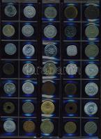 Jó világgyűjtemény, 397db , régi és új, szinte csak tengerentúl, vadonatúj berakólapokon!