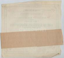 Budapest 1946. "Magyar Általános Kőszénbánya Részvénytársulat" részvényelismervénye 10db, ...