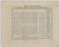 Budapest 1941. "4%-kal kamatozó állami nyereménykölcsön - államadóssági kötvény" 200P-ről ...