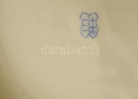 Herendi Eton mintás porcelán váza, kézzel festett, jelzett, hibátlan, m: 20,5 cm