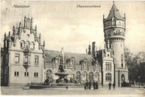 Hannover, Flusswasserkunst / waterworks, water tower (Rb)