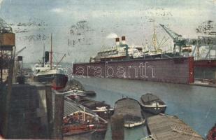 11 db RÉGI hajós motívumlap / 11 pre-1945 ship motive postcards