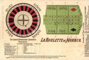 Monte Carlo, La Roulette de Monaco. H. Guggenheim & Co. No. 387. Emb. litho
