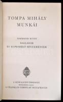 Tompa Mihály munkái I-III. kötet. Élő könyvek. Magyar Klasszikusok. XXV-XXVII. kötet. Bp.,é.n.,Frank...