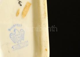 Aquincum retró gitáros lány, kézzel festett, jelzett, hibátlan, m:16 cm