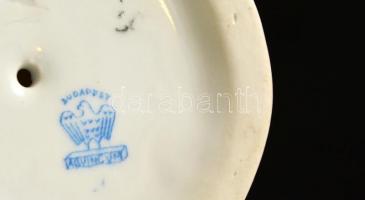 Aquincumi kacsapár, jelzett, hibátlan, kézzel festett, 8×7 cm