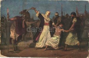 51 db RÉGI művész motívumlap / 51 pre-1945 art motive postcards