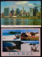 66 db MODERN amerikai városképes lap / 66 modern American town-view postcards