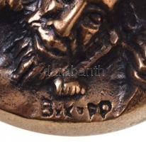 B. Kopp Judit (1943-1995) 1991. "100 éves a magyar Társadalombiztosítás / Sz. Kristóf" ara...