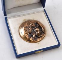 B. Kopp Judit (1943-1995) 1991. "100 éves a magyar Társadalombiztosítás / Sz. Kristóf" ara...