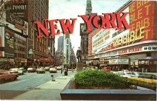 65 db főleg MODERN amerikai városképes lap sok légi postával + 3 db leporello / 65 modern American t...