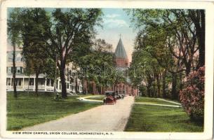 65 db főleg MODERN amerikai városképes lap sok légi postával + 3 db leporello / 65 modern American t...