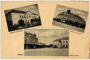 38 db régi magyar városképes lap; vegyes minőség / 38 pre-1945 Hungarian town-view postcards; mixed ...