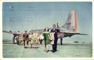 1947 American Airlines advertisement, photo by Ivan Dmitri (EK)
