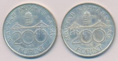 1994. 200Ft Ag "Deák" (2x) T:2