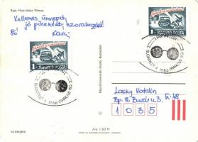 51 db MODERN magyar és külföldi képeslap különböző bélyegzésekkel (portó, néma, reklám) Europa CEPT ...