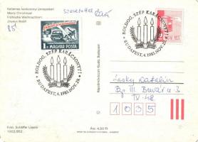 51 db MODERN magyar és külföldi képeslap különböző bélyegzésekkel (portó, néma, reklám) Europa CEPT ...