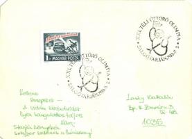 51 db MODERN magyar és külföldi képeslap különböző bélyegzésekkel (portó, néma, reklám) Europa CEPT ...