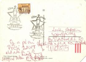 51 db MODERN magyar és külföldi képeslap különböző bélyegzésekkel (portó, néma, reklám) Europa CEPT ...